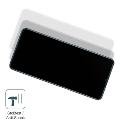 Schutz gegen Kratzer auf dem OPPO A56s Glas durch Schlüssel, Stöße gegen die Tischkante oder Stürze