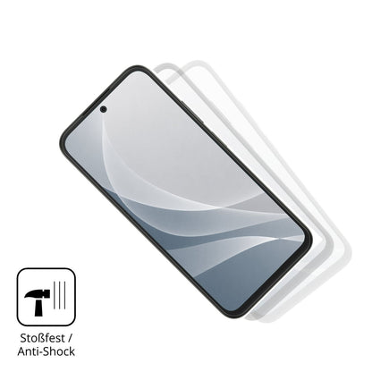 Schutz gegen Kratzer auf dem Oppo A6m Glas durch Schlüssel, Stöße gegen die Tischkante oder Stürze