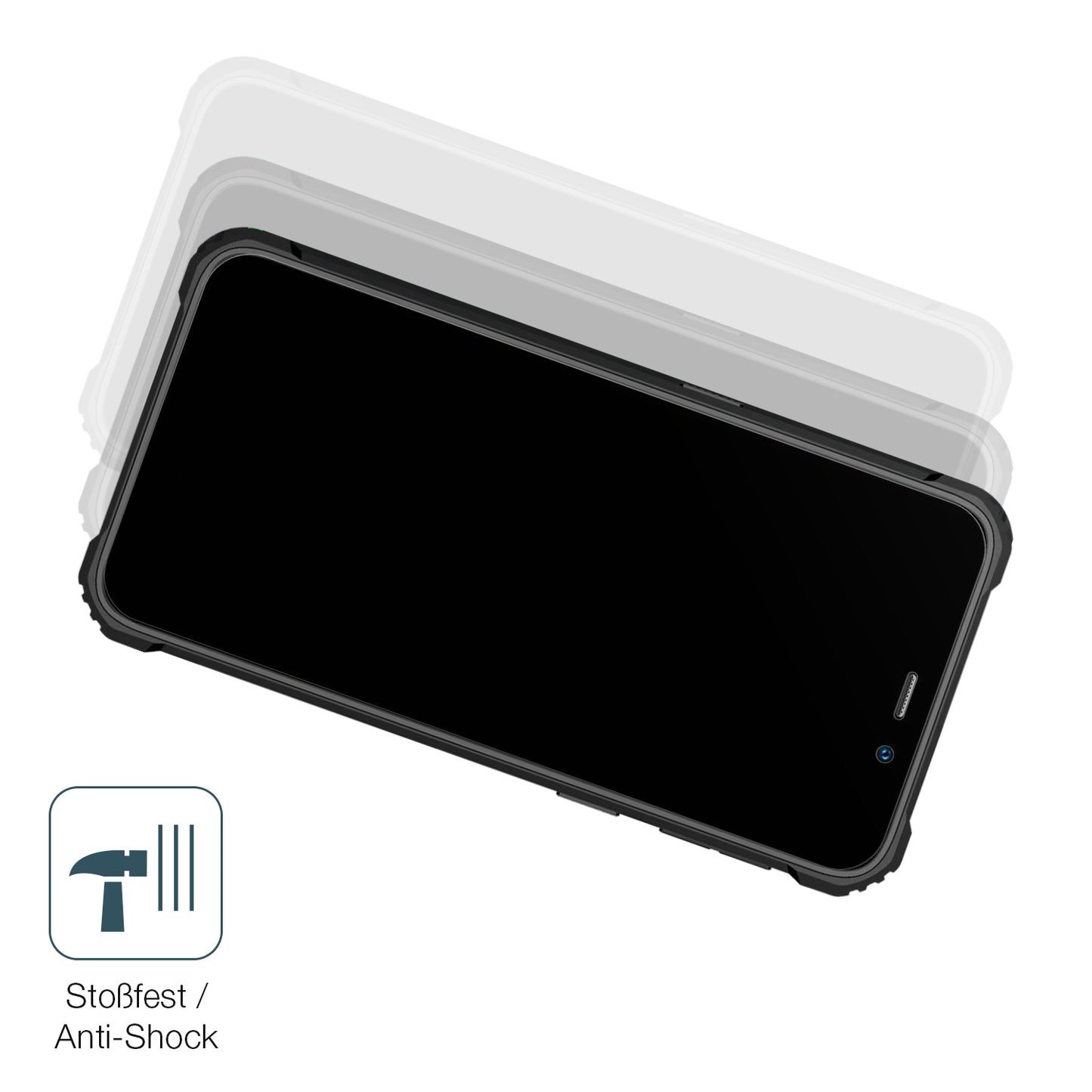 Schutz gegen Kratzer auf dem Oukitel G2 Glas durch Schlüssel, Stöße gegen die Tischkante oder Stürze