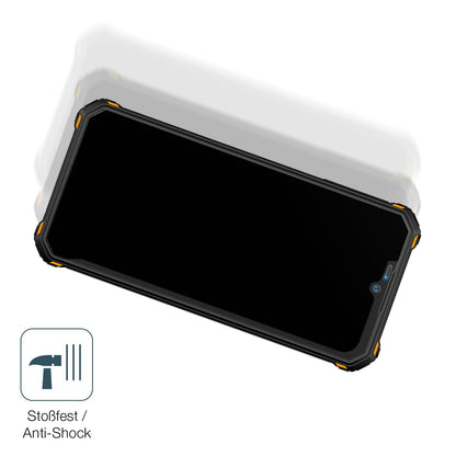 Schutz gegen Kratzer auf dem Oukitel WP15 Glas durch Schlüssel, Stöße gegen die Tischkante oder Stürze