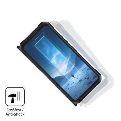 Schutz gegen Kratzer auf dem Oukitel WP61 Ti Glas durch Schlüssel, Stöße gegen die Tischkante oder Stürze