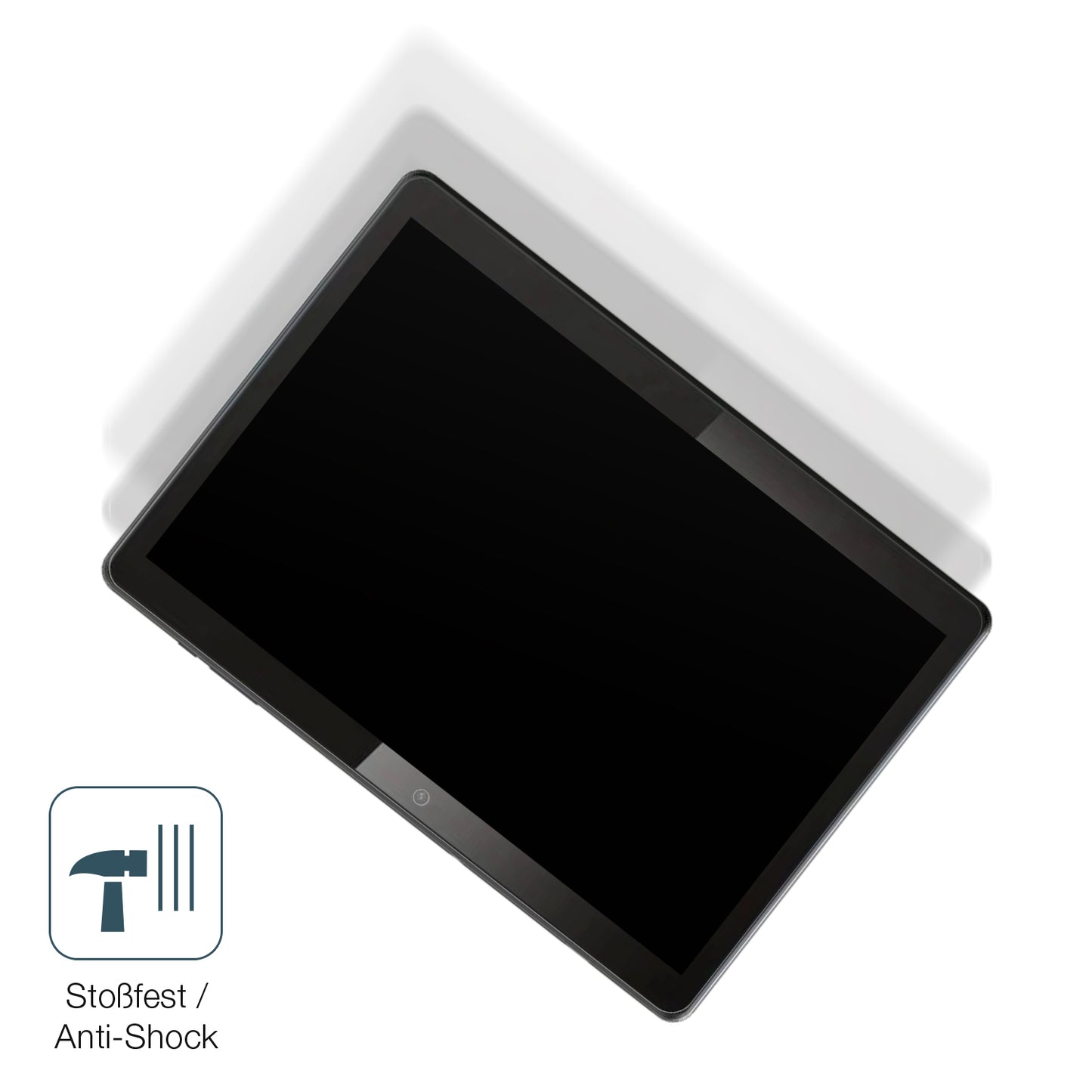 Schutz gegen Kratzer auf dem QDDQ Tablet Glas durch Schlüssel, Stöße gegen die Tischkante oder Stürze