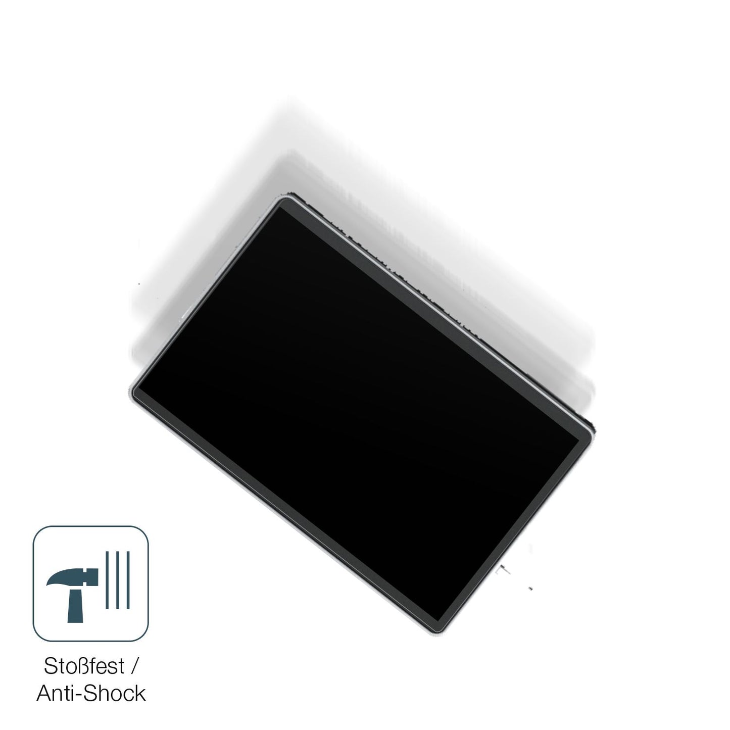 Schutz gegen Kratzer auf dem Qidi Tech Q2 Glas durch Schlüssel, Stöße gegen die Tischkante oder Stürze
