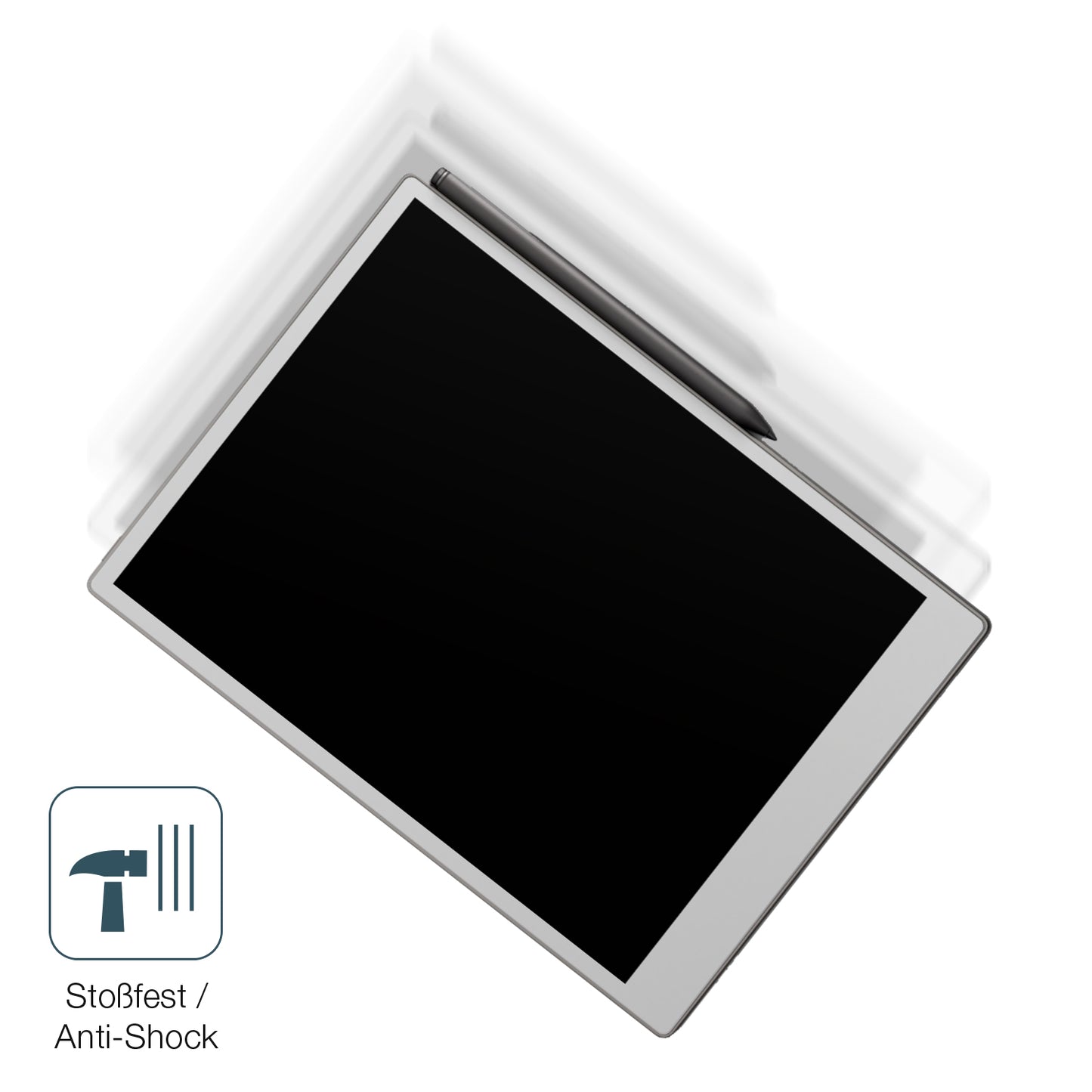 Schutz gegen Kratzer auf dem Remarkable Paper Pro Glas durch Schlüssel, Stöße gegen die Tischkante oder Stürze
