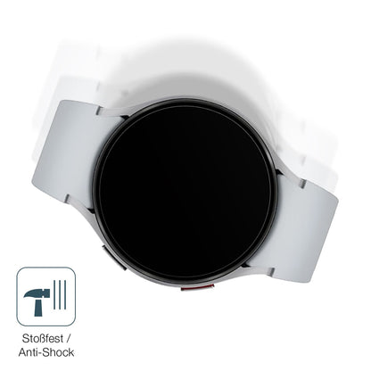 Schutz gegen Kratzer auf dem Samsung Galaxy Watch 6 47mm Glas durch Schlüssel, Stöße gegen die Tischkante oder Stürze