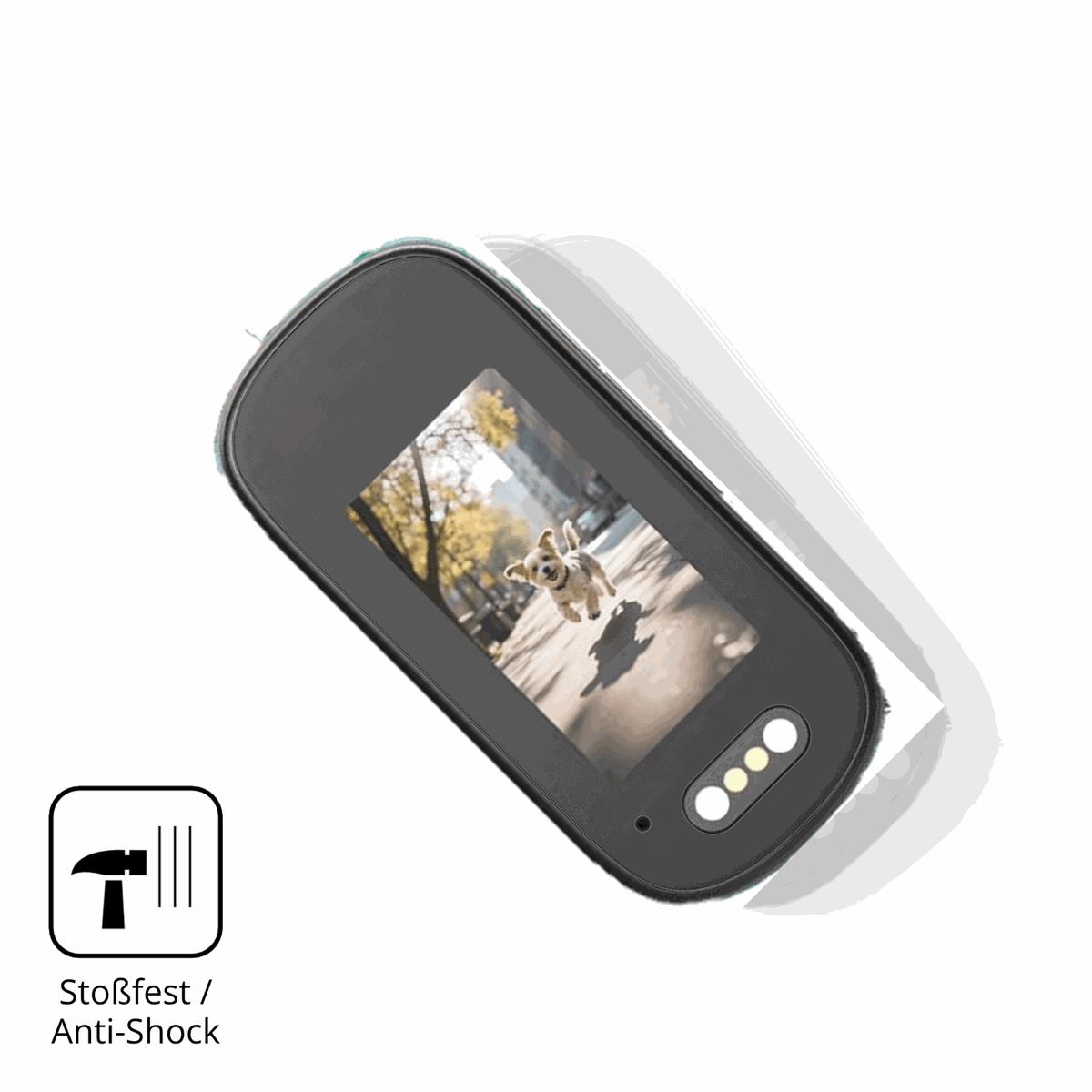 Schutz gegen Kratzer auf dem Sosisul 01141643 Mini Action-Cam Glas durch Schlüssel, Stöße gegen die Tischkante oder Stürze