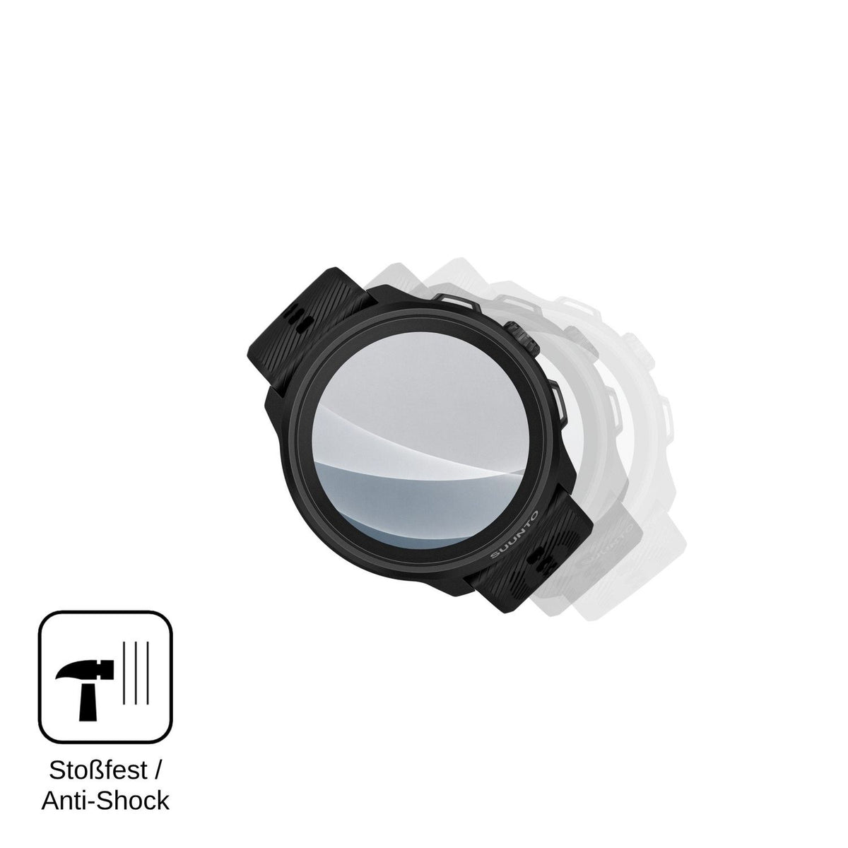 2x 9H Schutzfolie matt für Suunto Run 2 Panzerfolie