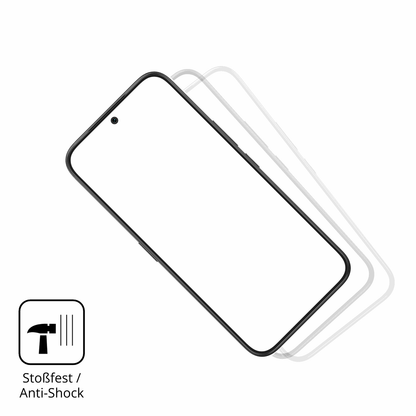 Schutz gegen Kratzer auf dem Tecno Camon 50 Glas durch Schlüssel, Stöße gegen die Tischkante oder Stürze