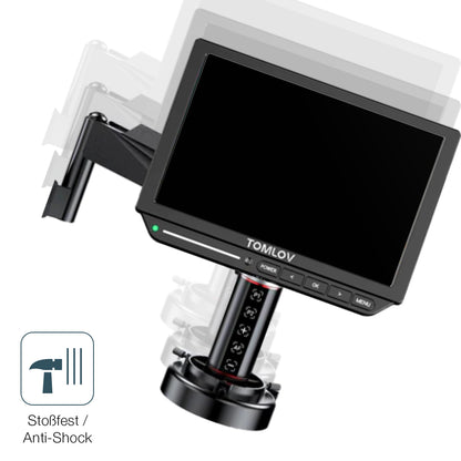 Schutz gegen Kratzer auf dem Tomlov TM4K-4K FLEX Glas durch Schlüssel, Stöße gegen die Tischkante oder Stürze