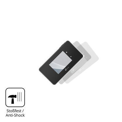 Schutz gegen Kratzer auf dem TP-Link M8550 Glas durch Schlüssel, Stöße gegen die Tischkante oder Stürze
