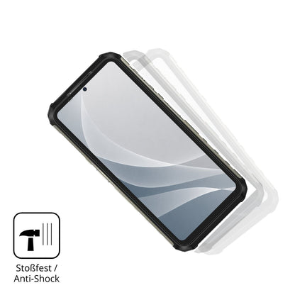 Schutz gegen Kratzer auf dem Ulefone Armor 22 Pro Glas durch Schlüssel, Stöße gegen die Tischkante oder Stürze