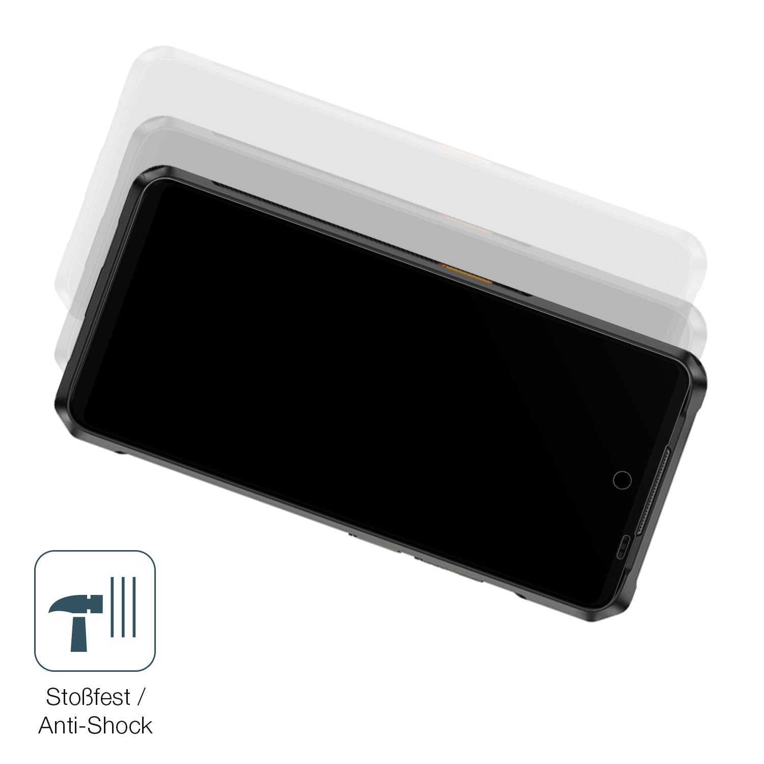 Schutz gegen Kratzer auf dem Ulefone Armor 26 Ultra Glas durch Schlüssel, Stöße gegen die Tischkante oder Stürze