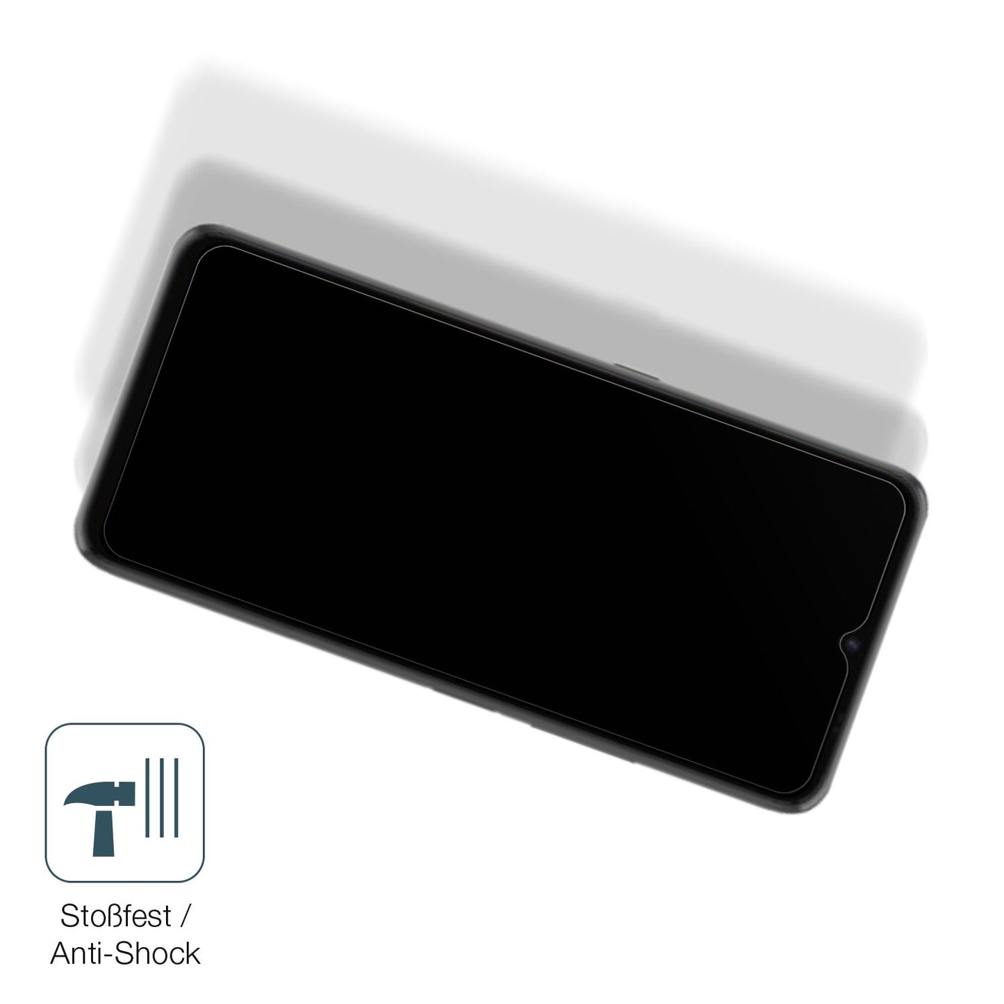 Schutz gegen Kratzer auf dem Umidigi Power 5 Glas durch Schlüssel, Stöße gegen die Tischkante oder Stürze