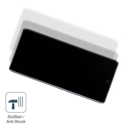 Schutz gegen Kratzer auf dem Vivo S18 Pro Glas durch Schlüssel, Stöße gegen die Tischkante oder Stürze