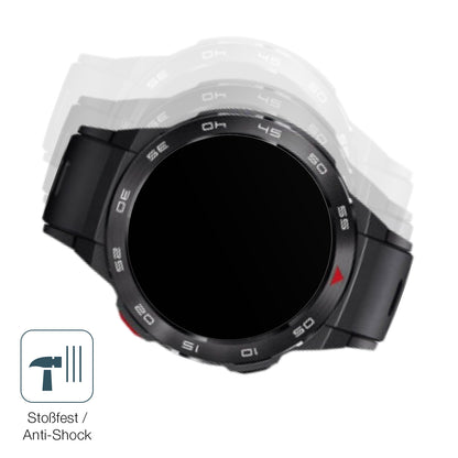 Schutz gegen Kratzer auf dem Xiaomi Mibro GS Pro Glas durch Schlüssel, Stöße gegen die Tischkante oder Stürze