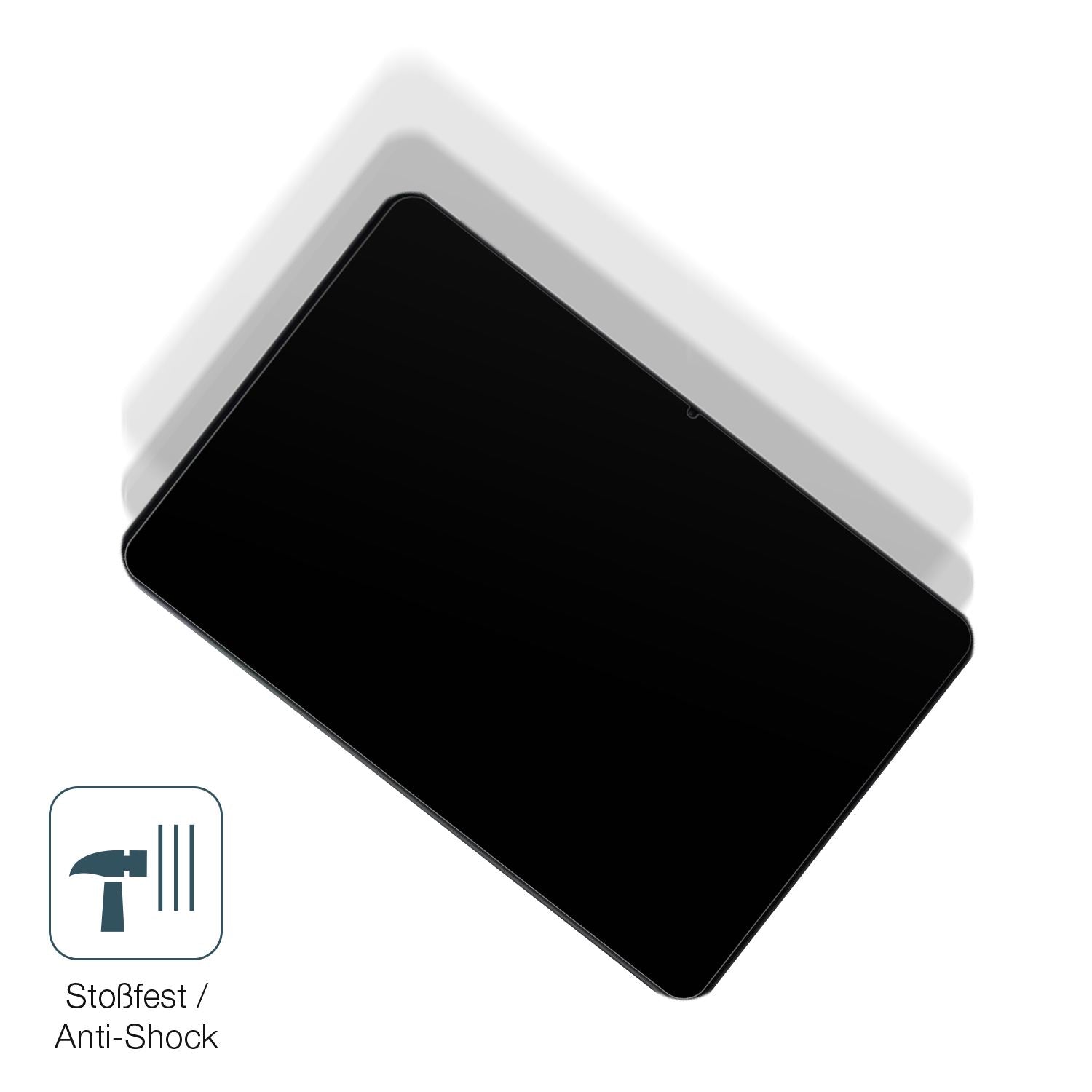 Schutz gegen Kratzer auf dem Xiaomi Pad 6s Pro Glas durch Schlüssel, Stöße gegen die Tischkante oder Stürze