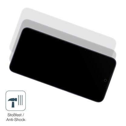 Schutz gegen Kratzer auf dem Xiaomi Redmi 15 Glas durch Schlüssel, Stöße gegen die Tischkante oder Stürze