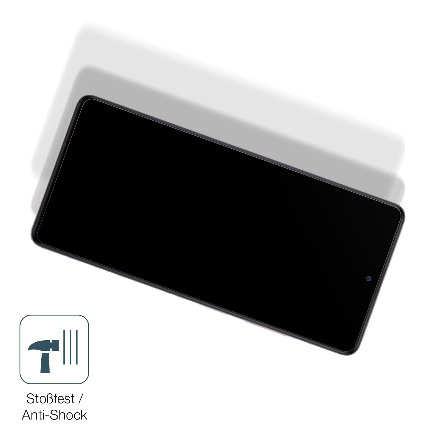 Schutz gegen Kratzer auf dem Xiaomi Redmi Note 12 Discovery Glas durch Schlüssel, Stöße gegen die Tischkante oder Stürze