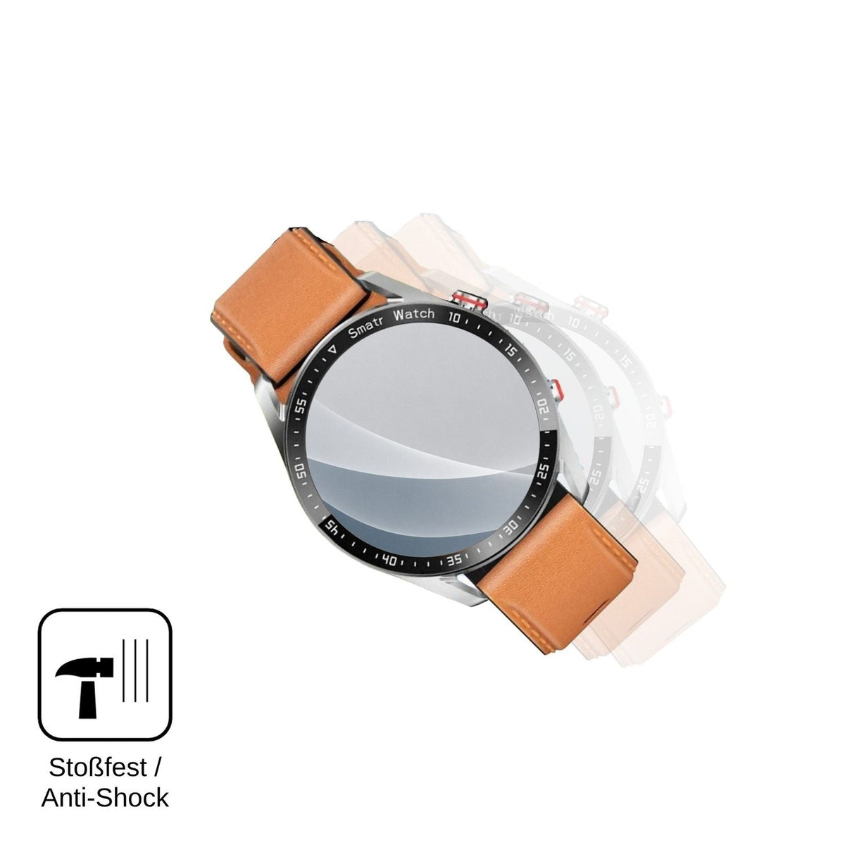 2x 9H Schutzfolie matt für YEMASTER Smartwatch 1.28 Panzerfolie