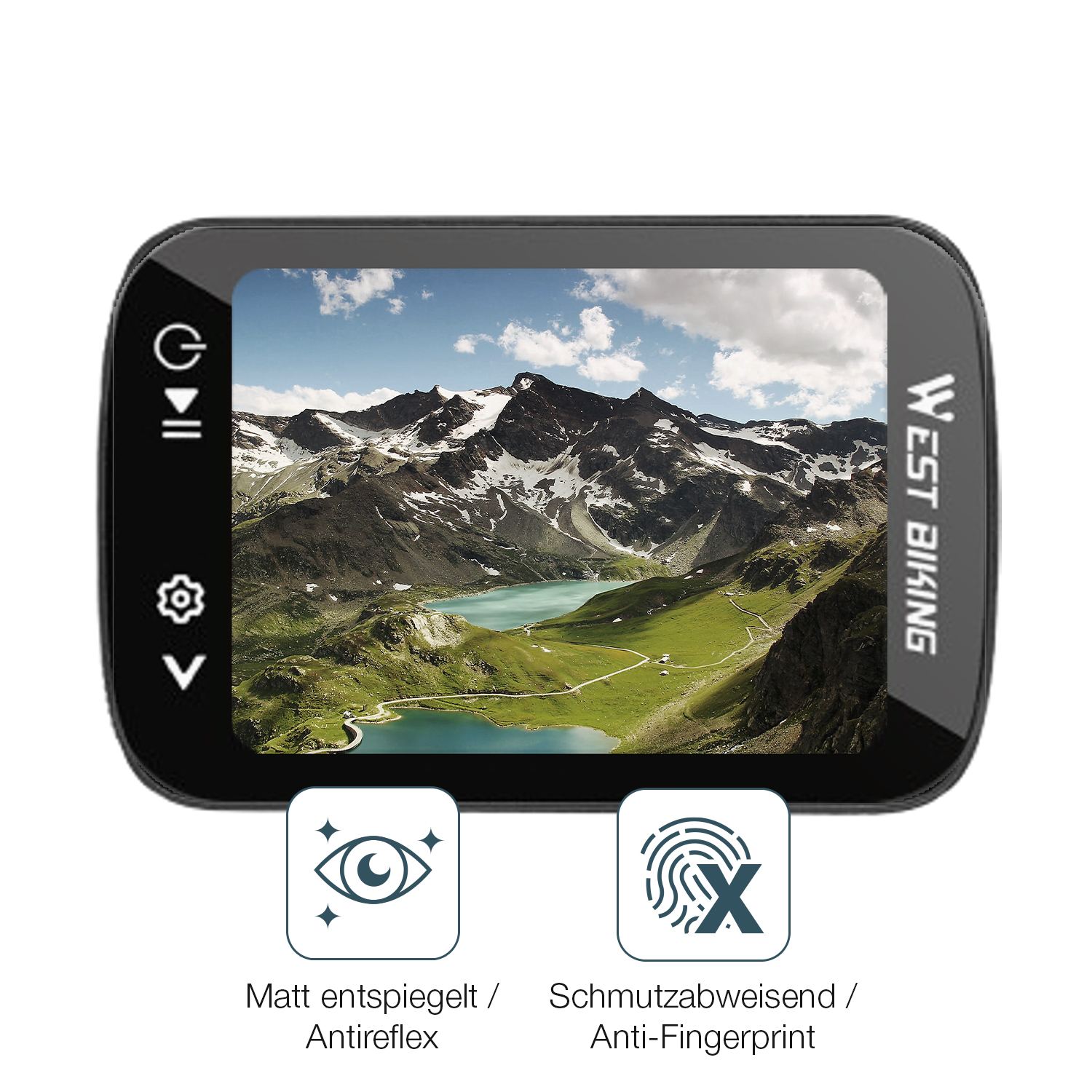Schutz gegen Kratzer auf dem Yongness Bike Computer Glas durch Schlüssel oder Ähnliches