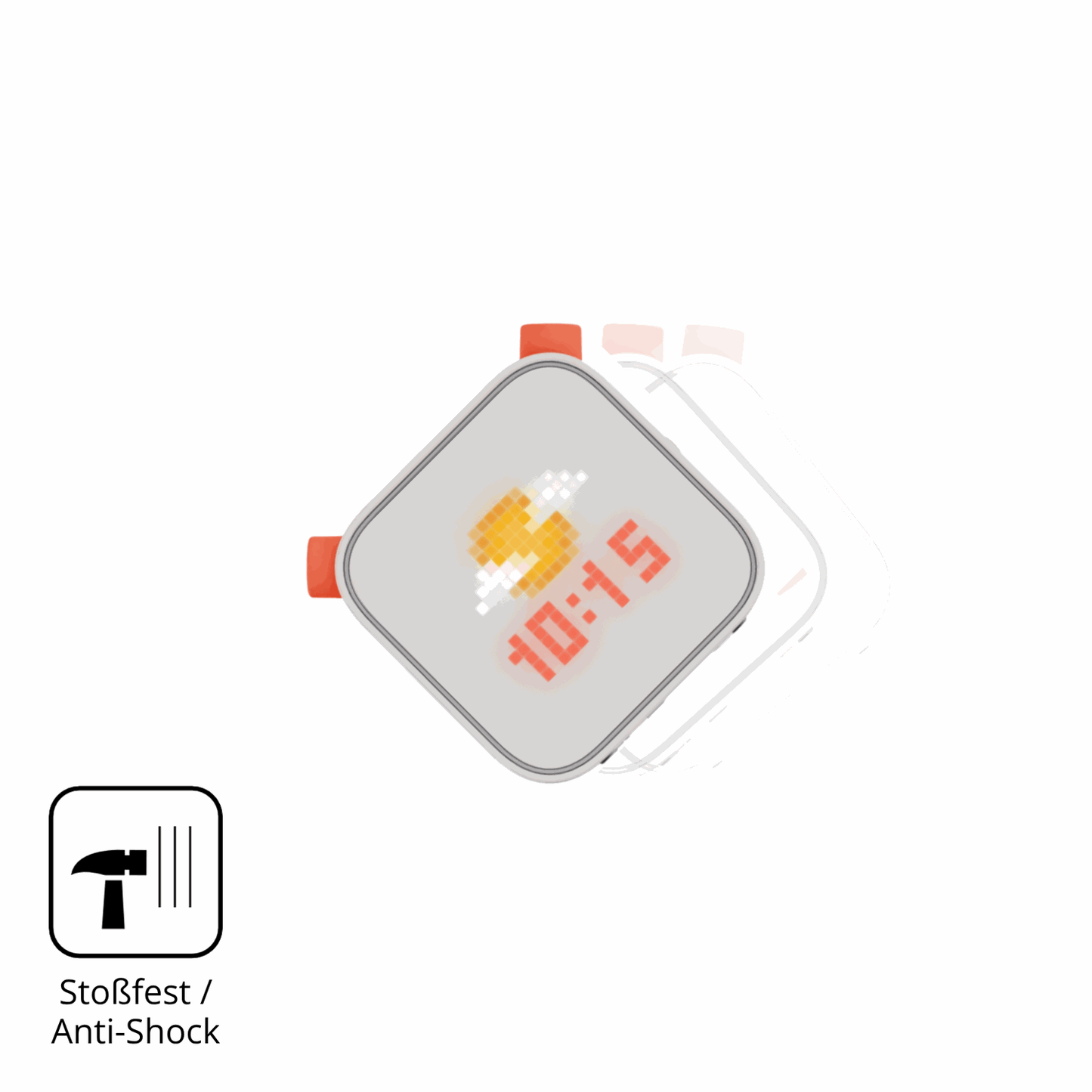 Schutz gegen Kratzer auf dem Yoto Player 3. Gen Glas durch Schlüssel, Stöße gegen die Tischkante oder Stürze