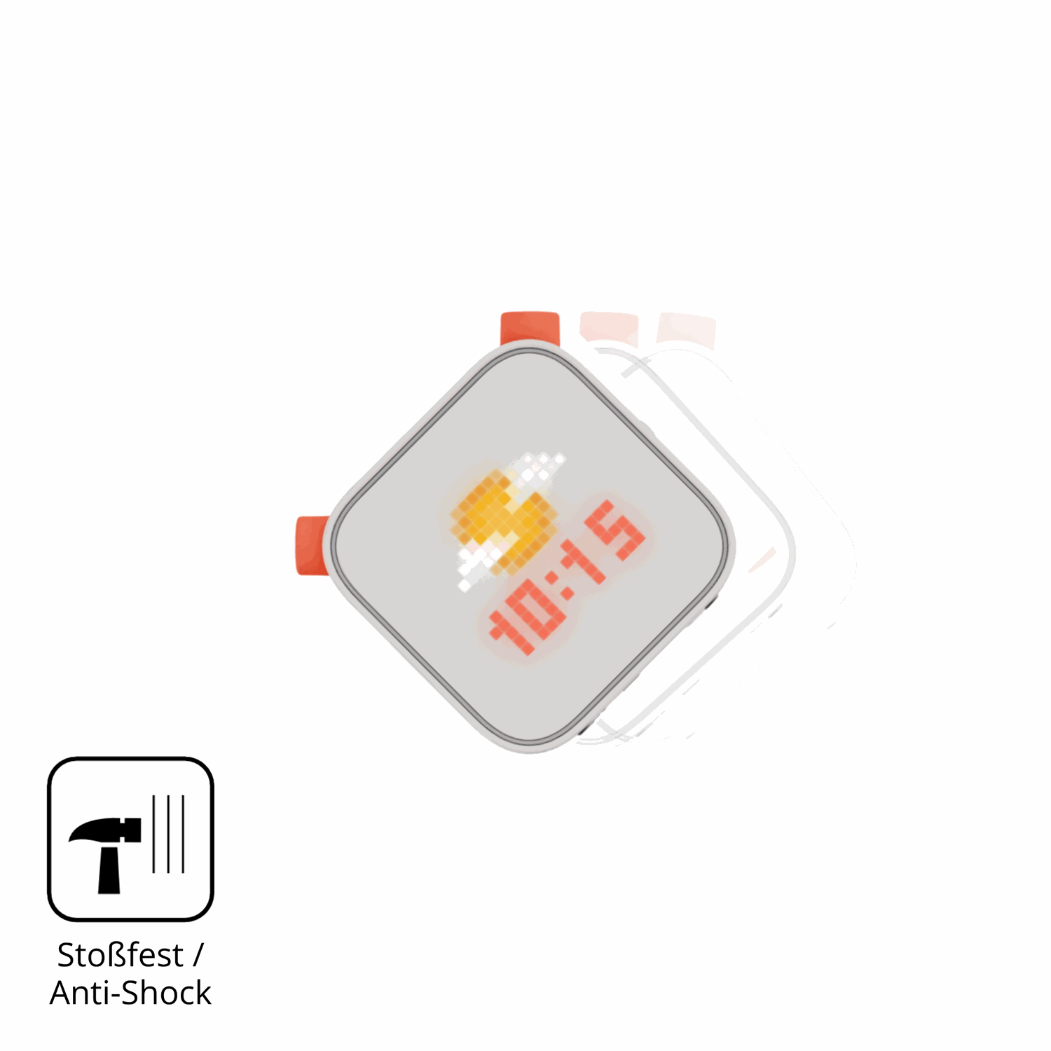 Schutz gegen Kratzer auf dem Yoto Player 3. Gen Glas durch Schlüssel, Stöße gegen die Tischkante oder Stürze