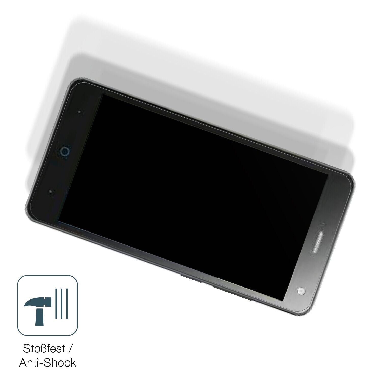 Schutz gegen Kratzer auf dem ZTE Blade L3 Glas durch Schlüssel, Stöße gegen die Tischkante oder Stürze