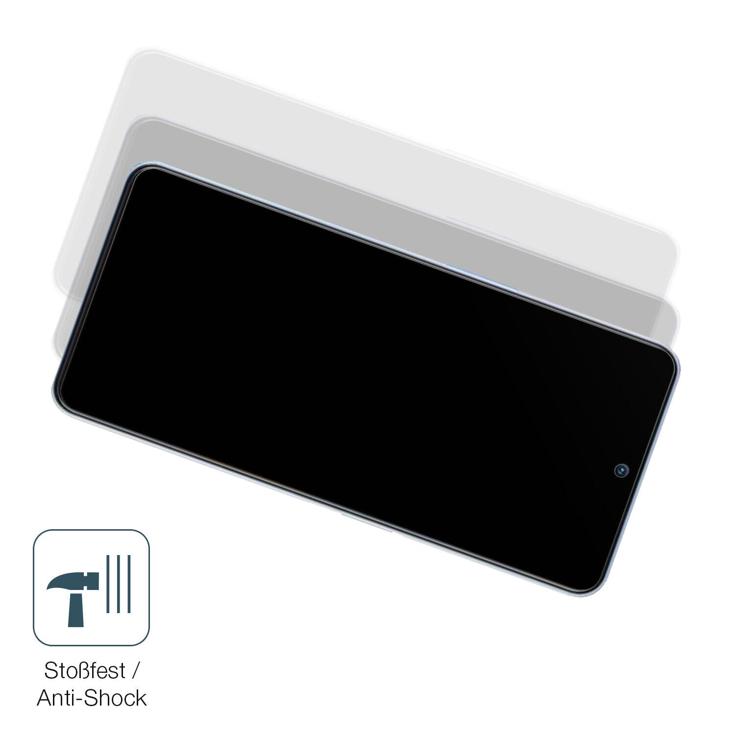 Schutz gegen Kratzer auf dem ZTE Voyage 40 Pro Plus Glas durch Schlüssel, Stöße gegen die Tischkante oder Stürze
