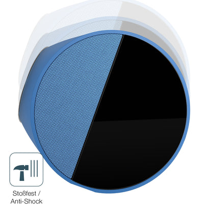 Schutz gegen Kratzer auf dem Amazon Echo Spot 2024 Glas durch Schlüssel, Stöße gegen die Tischkante oder Stürze