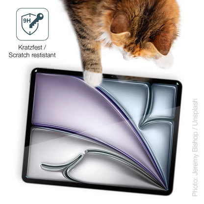 Schutz gegen Kratzer auf dem Apple iPad Air 13 Zoll M2 2024 Glas durch Schlüssel, Stöße gegen die Tischkante oder Stürze