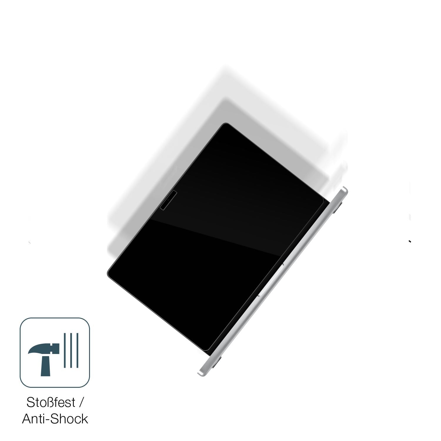 Schutz gegen Kratzer auf dem Apple MacBook Pro 14 Zoll M5 Glas durch Schlüssel, Stöße gegen die Tischkante oder Stürze