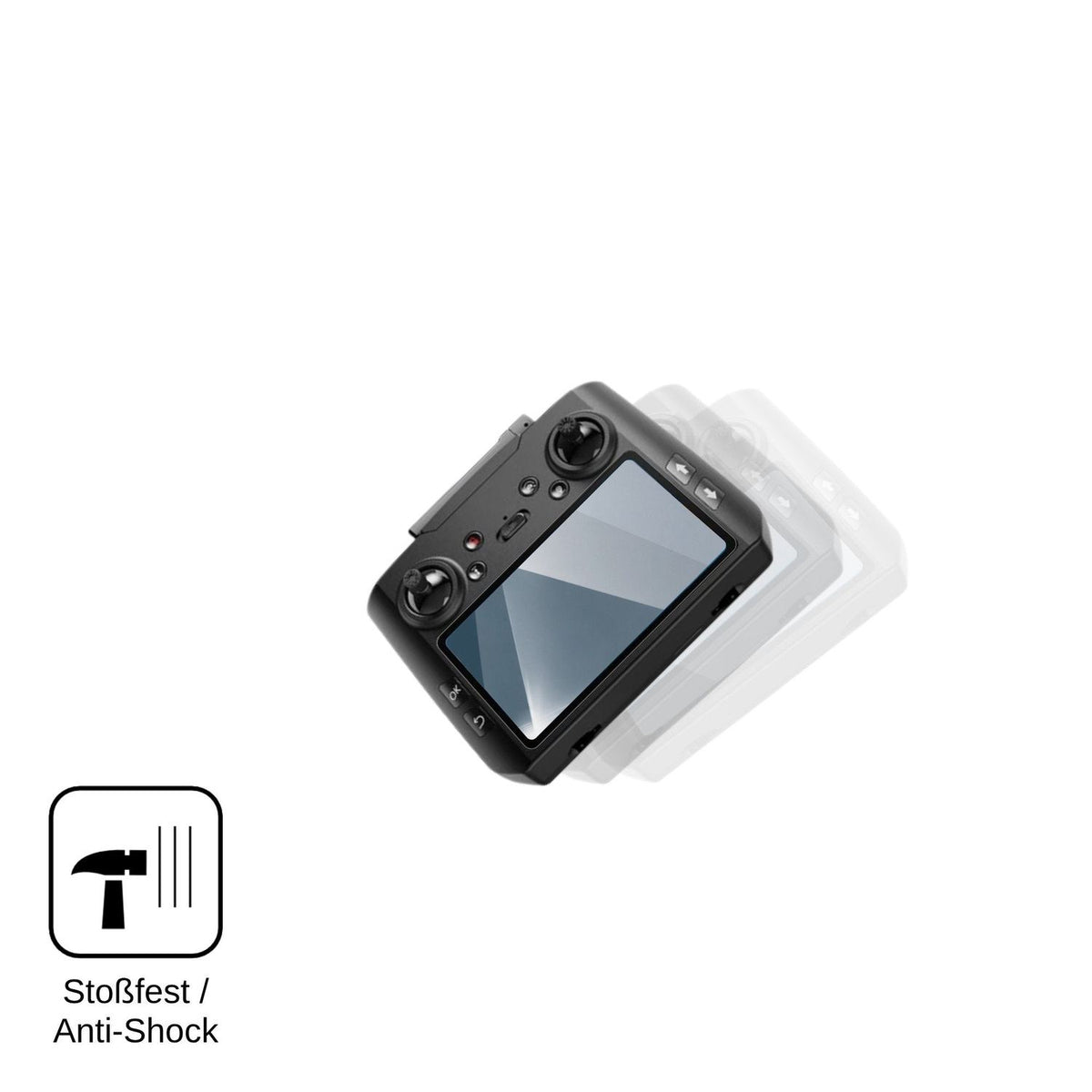 2x 9H Schutzfolie für AVIALOGIC G10 Remote Panzerfolie