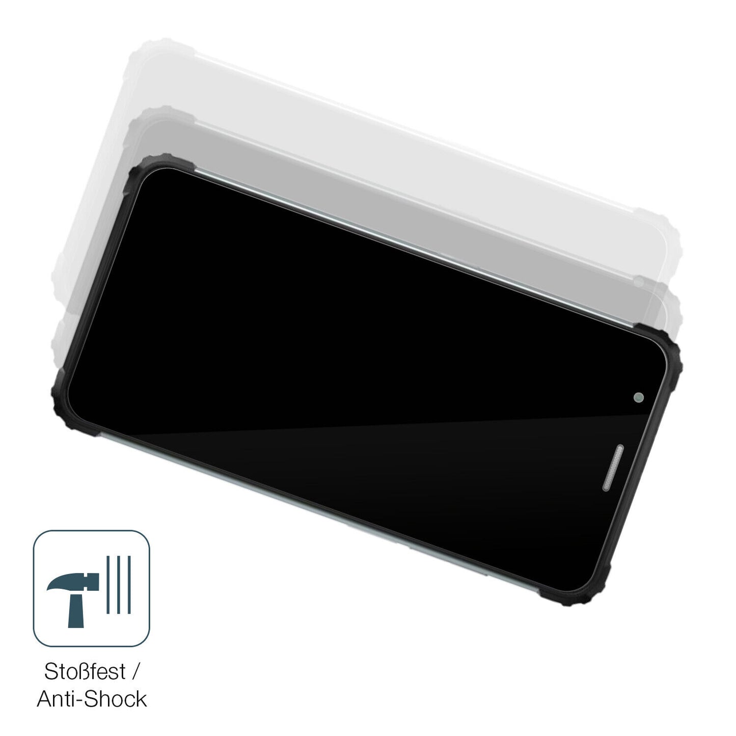 Schutz gegen Kratzer auf dem Blackview BV6600E Glas durch Schlüssel, Stöße gegen die Tischkante oder Stürze