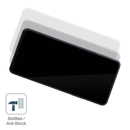 Schutz gegen Kratzer auf dem Blackview Color 8 Glas durch Schlüssel, Stöße gegen die Tischkante oder Stürze