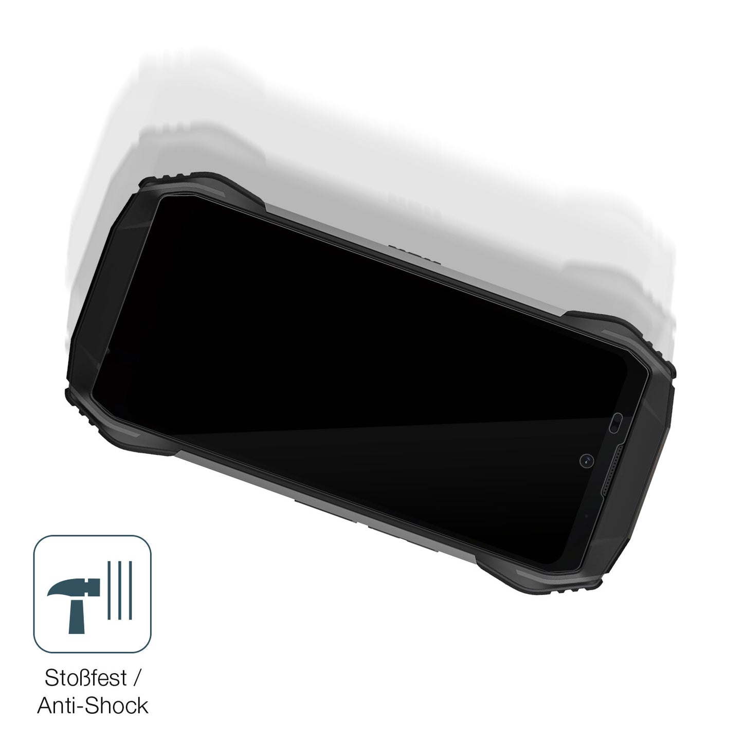 Schutz gegen Kratzer auf dem Blackview N6000 Mini Glas durch Schlüssel, Stöße gegen die Tischkante oder Stürze