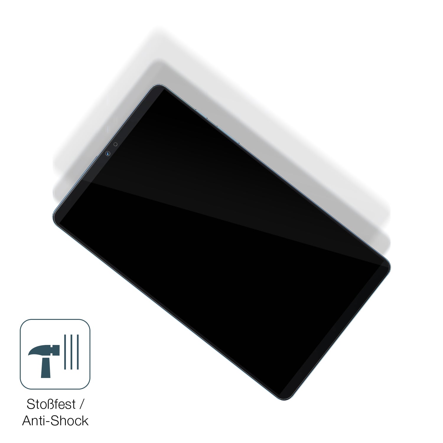 Schutz gegen Kratzer auf dem Blackview Tab 60 Pro Glas durch Schlüssel, Stöße gegen die Tischkante oder Stürze
