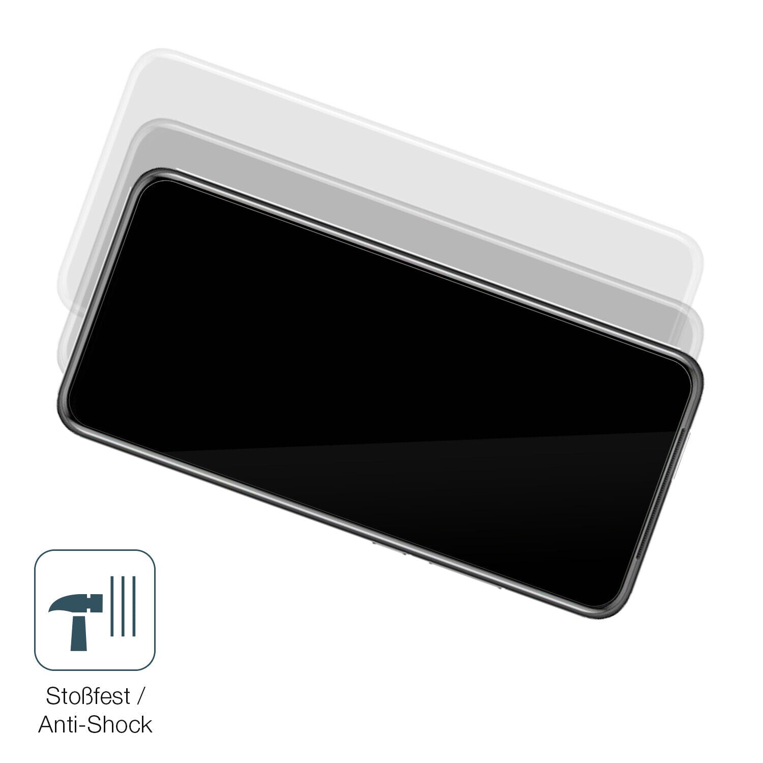 Schutz gegen Kratzer auf dem Coolpad Cool 6 Glas durch Schlüssel, Stöße gegen die Tischkante oder Stürze