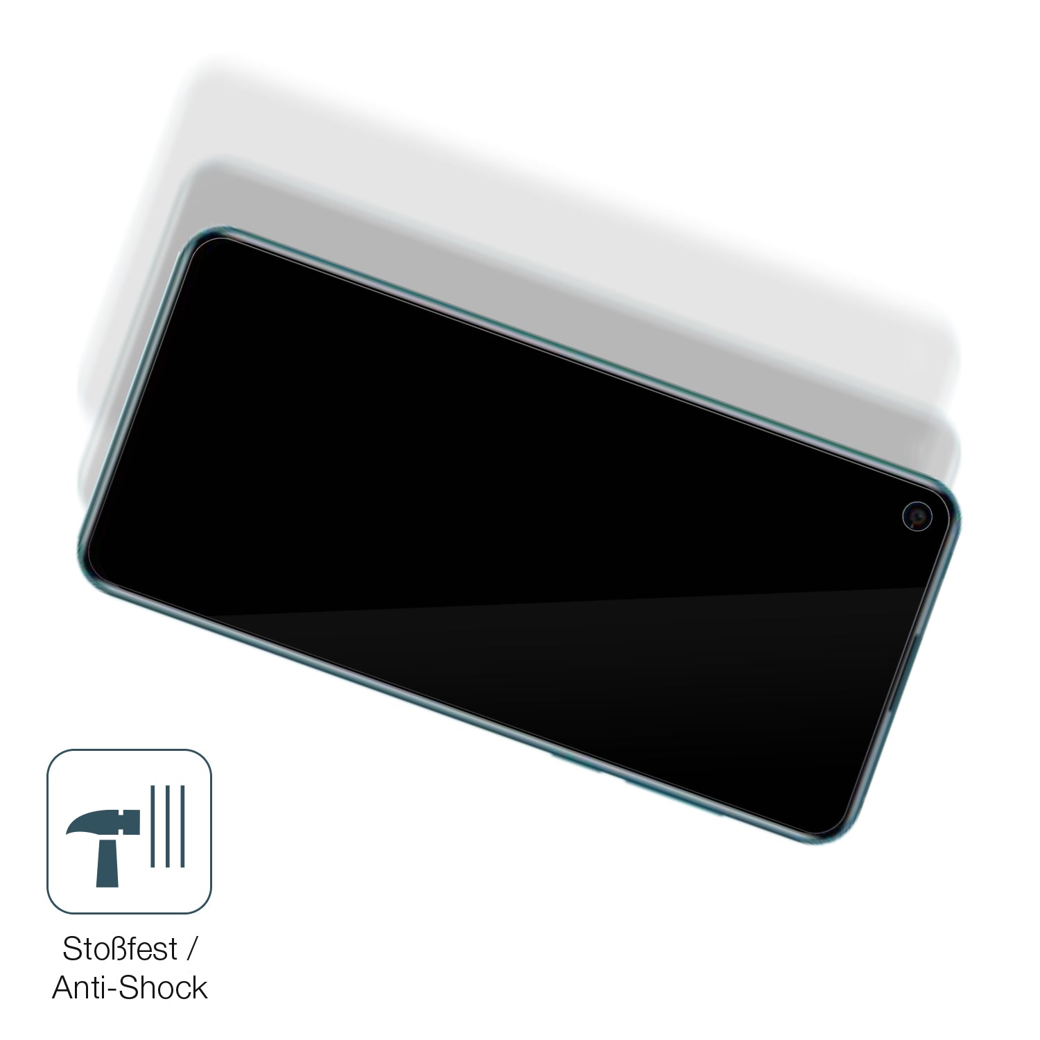 Schutz gegen Kratzer auf dem Coolpad Cool S Glas durch Schlüssel, Stöße gegen die Tischkante oder Stürze