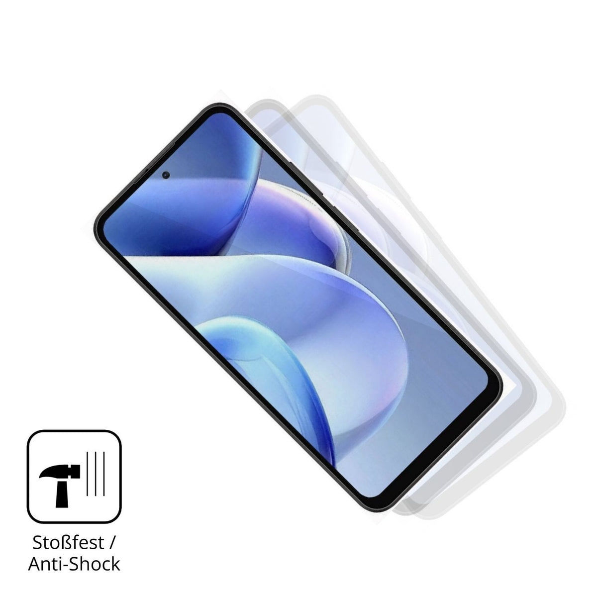 Schutz gegen Kratzer auf dem Doogee B10 Pro Glas durch Schlüssel, Stöße gegen die Tischkante oder Stürze