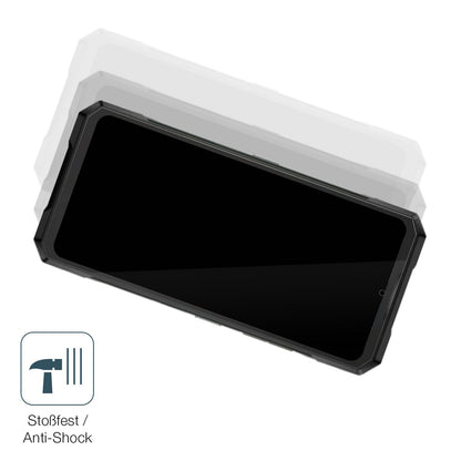 Schutz gegen Kratzer auf dem Doogee Blade GT Pro Glas durch Schlüssel, Stöße gegen die Tischkante oder Stürze