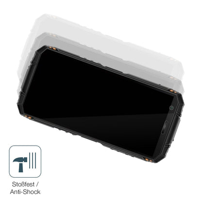 Schutz gegen Kratzer auf dem Doogee Mini Outdoor 3 Ultra Glas durch Schlüssel, Stöße gegen die Tischkante oder Stürze