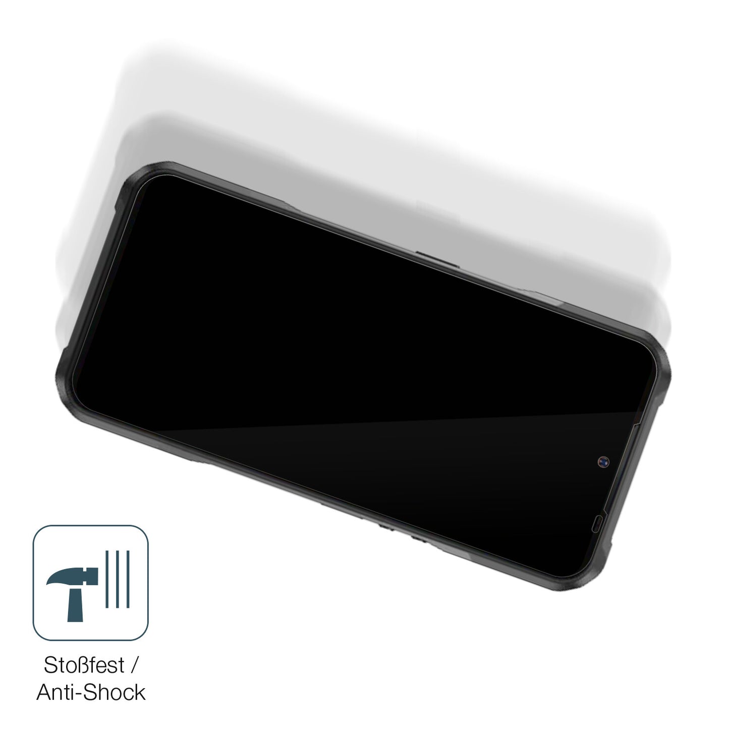 Schutz gegen Kratzer auf dem Doogee V20 Glas durch Schlüssel, Stöße gegen die Tischkante oder Stürze