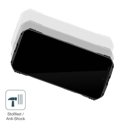 Schutz gegen Kratzer auf dem Doogee Vmaxpro Outdoor Glas durch Schlüssel, Stöße gegen die Tischkante oder Stürze
