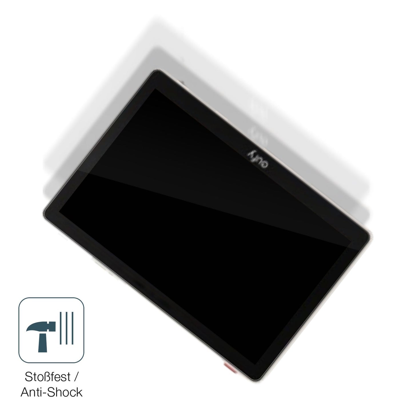 Schutz gegen Kratzer auf dem Eufy Smartdisplay E10 Glas durch Schlüssel, Stöße gegen die Tischkante oder Stürze
