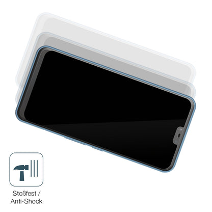 Schutz gegen Kratzer auf dem Fujitsu Arrows J Glas durch Schlüssel, Stöße gegen die Tischkante oder Stürze