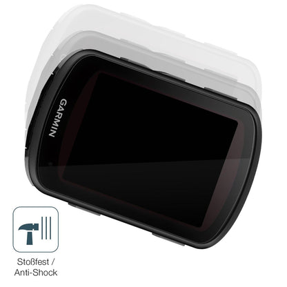 Schutz gegen Kratzer auf dem Garmin Edge 540 Solar Glas durch Schlüssel, Stöße gegen die Tischkante oder Stürze