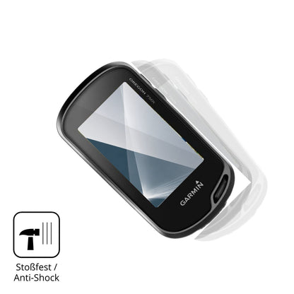 Schutz gegen Kratzer auf dem Garmin Oregon 750t Glas durch Schlüssel, Stöße gegen die Tischkante oder Stürze