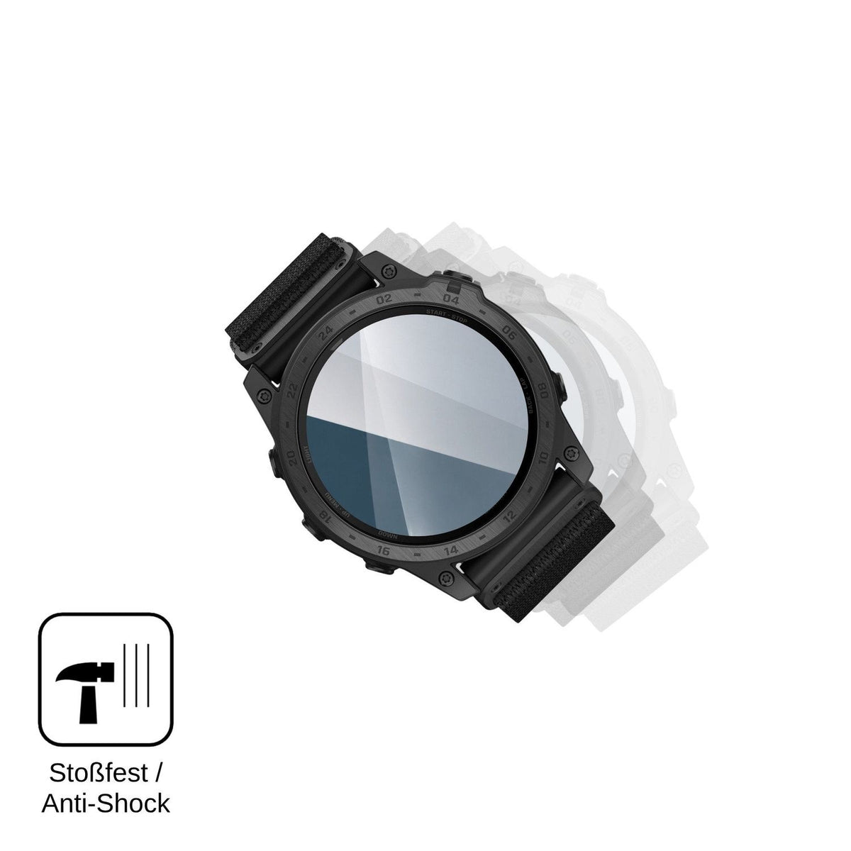2x 9H Schutzfolie für Garmin tactix 7 Pro Ballistics Edition Panzerfolie