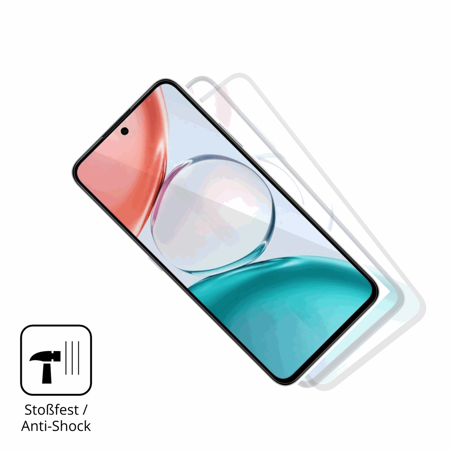 Schutz gegen Kratzer auf dem Honor Play 80 Pro Glas durch Schlüssel, Stöße gegen die Tischkante oder Stürze