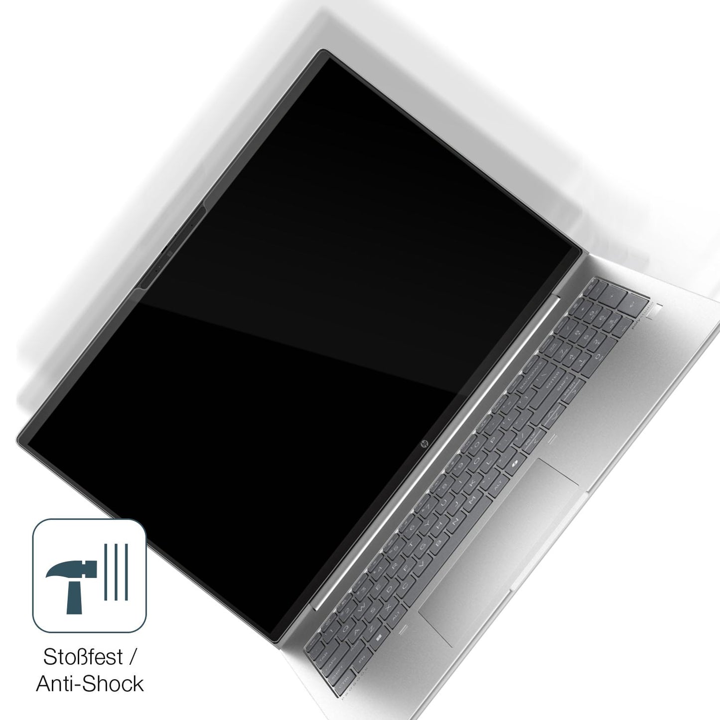 Schutz gegen Kratzer auf dem HP ProBook 460 G11 16 Zoll Glas durch Schlüssel, Stöße gegen die Tischkante oder Stürze